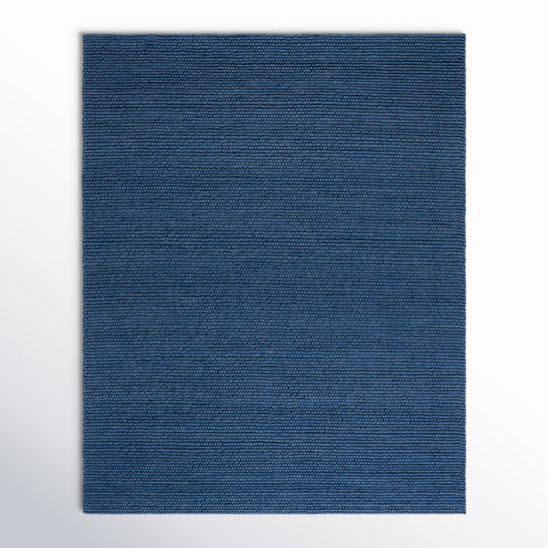 Paris Wool/Viscose Rug - Navy Blue